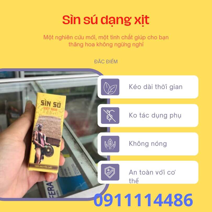 Sìn sú xịt chính hãng