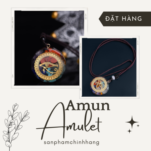 Amun Amulet bùa hộ mệnh mang lại may mắn, tài lộc